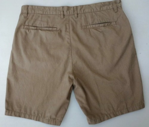 38" Waist men's khaki brown cotton Bermuda chino shorts 38W BNWOT - Picture 3 of 4