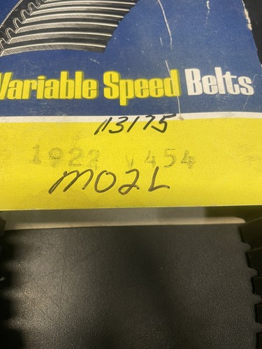 Variable Speed V-Belt Cogged 45.4"x1/2"x0.41" GOODYEAR 1922V454 - Bild 2 von 5