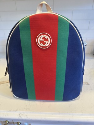 Gucci Kids Children's Canvas Web Girls Boys Backpack