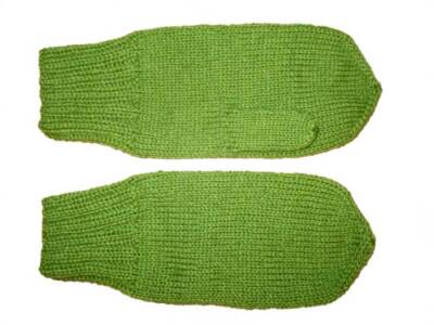 green mittens