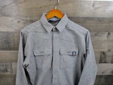 Tyndale Versa Shirt Mens Medium Arc Rated Flame Resistant Work Long Sleeve USA