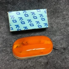 (1) K-D Oval Amber Orange Plastic 4" Side Marker Light Lamp 599-0101 New 33546