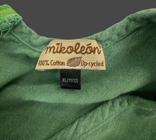 Upcycled Dress Womens Mikoleon Pockets Button Front Boho Coastal XL Cotton - Picture 6 of 7