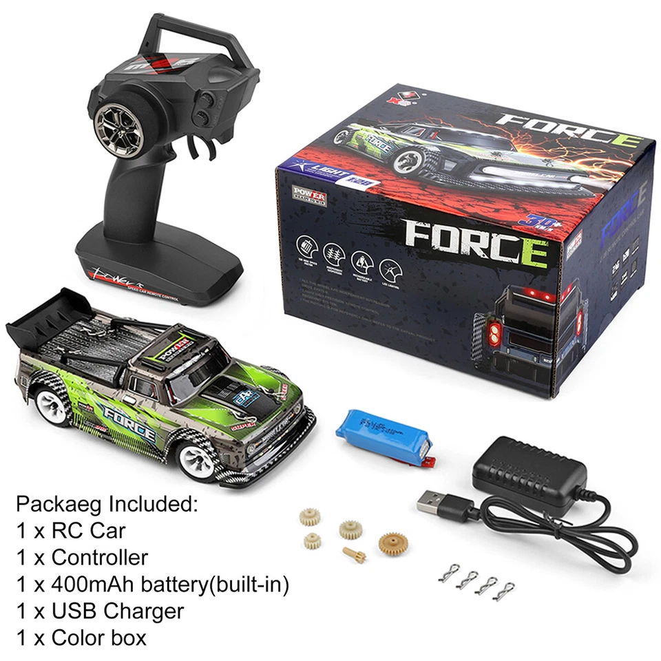 Wltoys 284131 2.4G 4WD 1/28 Short Course Drift RC Car / Light Kids Toys RTR - Image 4 of 4