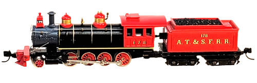 N Athearn 10902 2-8-0 AT&SF Locomotive #178 (Tested) NIB - Picture 2 of 10