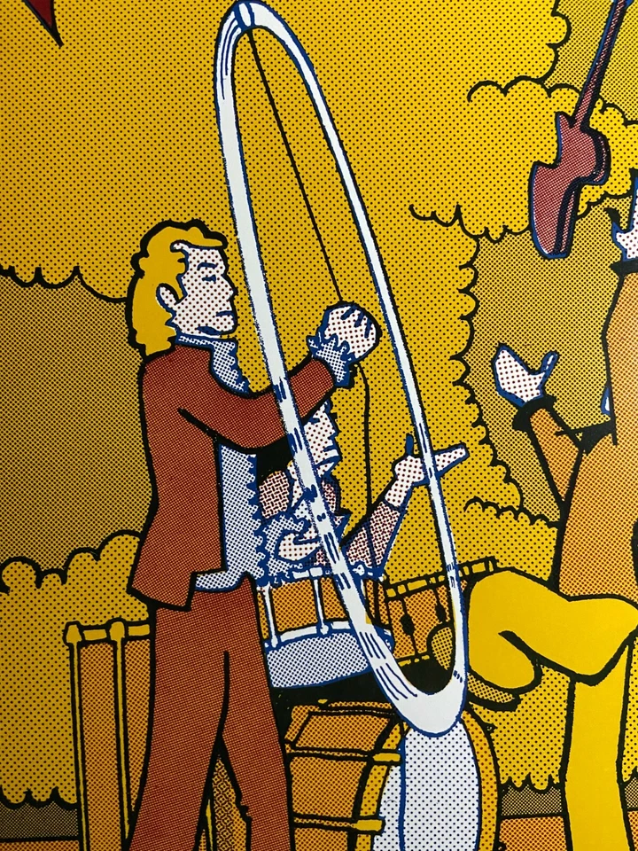 The Who Electric Factory Concert Poster 1970 2nd Print Official w/ COA  - Image 3 of 4