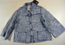 New Levis Bell Trucker Denim Jeans Jacket M Size 10-12 Womens Ladies A2113-0000