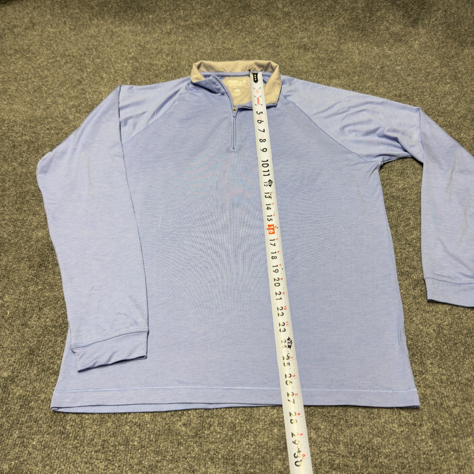 Johnnie O Golf Zip Pullover Performance Freeborne… - image 6