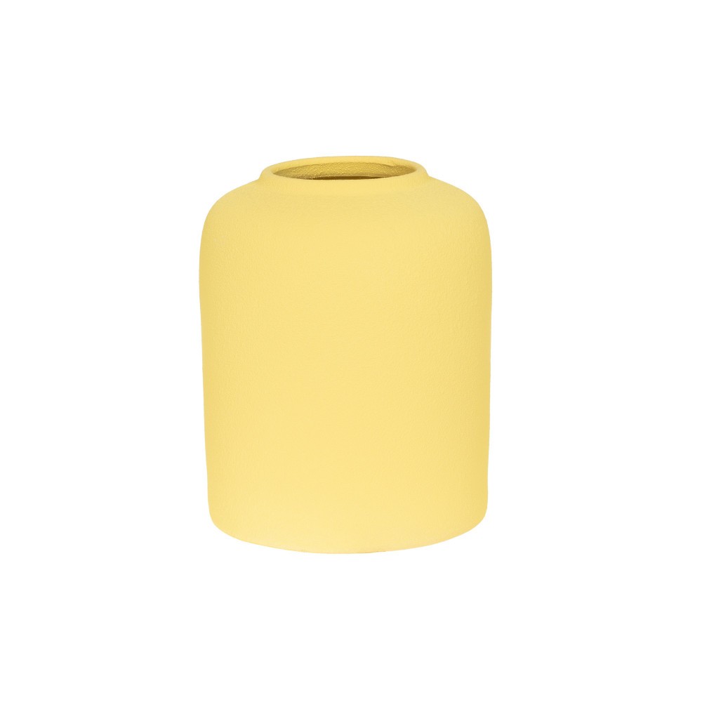 Vase Moledo jaune céramique 30x18 cm Lou de Castellane pour décoration d'intérieur