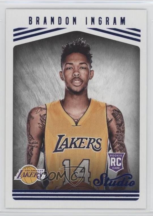 2016-17 Panini Studio Studio Edition Brandon Ingram #176 9cf