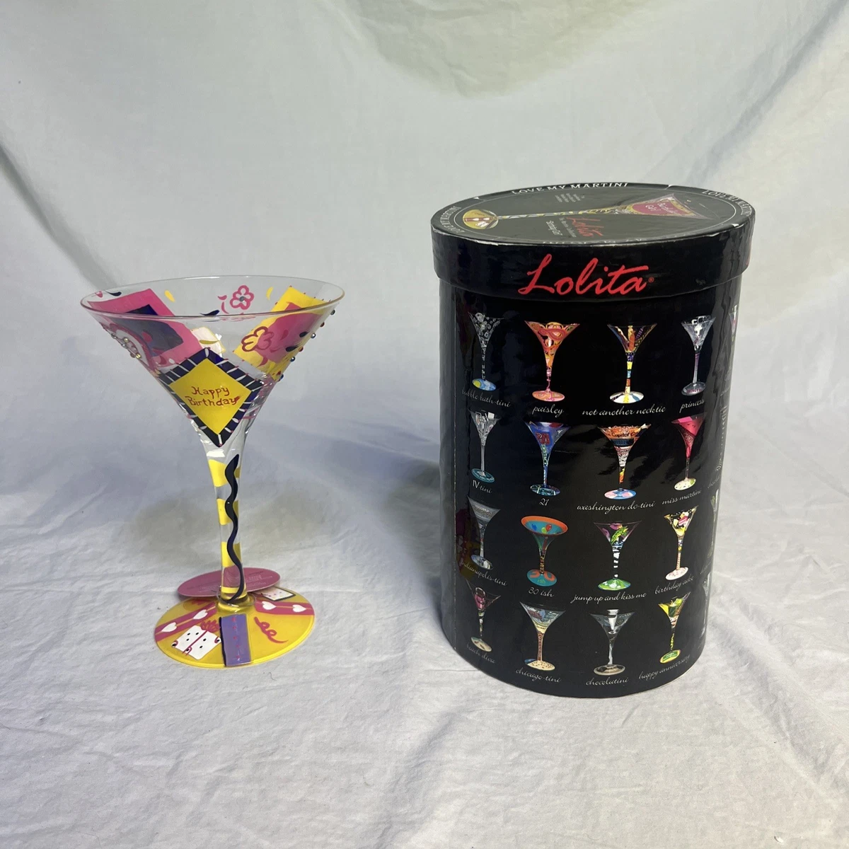 Verre à Martini Santa Barbara - Lolita Fright Night - Avec Sa Boîte