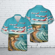 Qantas Airways Longreach 100th Anniversary Boeing 787 9 Dreamliner Hawaiian Shir