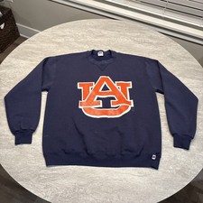 VTG 90s Auburn Tigers Sweatshirt Mens Large Crewneck USA Made AU Blue
