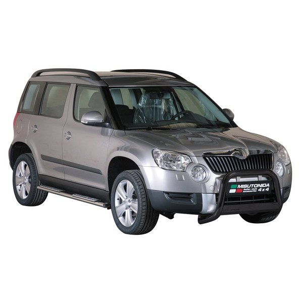 FrontbüGel FrontschutzbüGel FüR Skoda Yeti 2010-2013 ø63Mm Edelstahl Schwarz-image