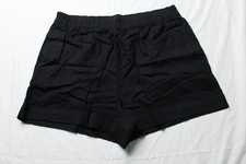 Old Navy Women's High Waisted Beach Linen Pull On Shorts EJ3 Black Large NWT
