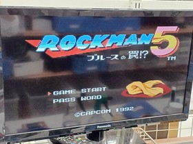 Capcom Cap-5V Rockman 5 Blues' Trap Famicom NES