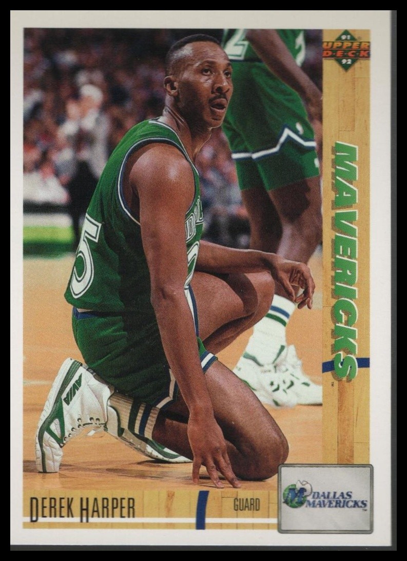 1991-92 Upper Deck - #137 - DEREK HARPER - Dallas Mavericks
