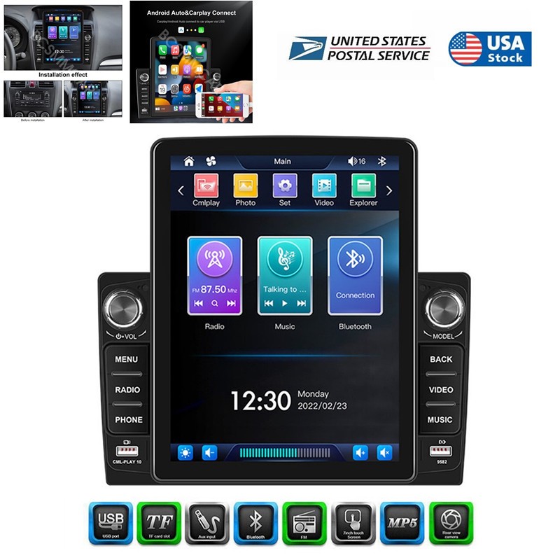 Bluetooth Head Unit Audio Fm Touch Screen