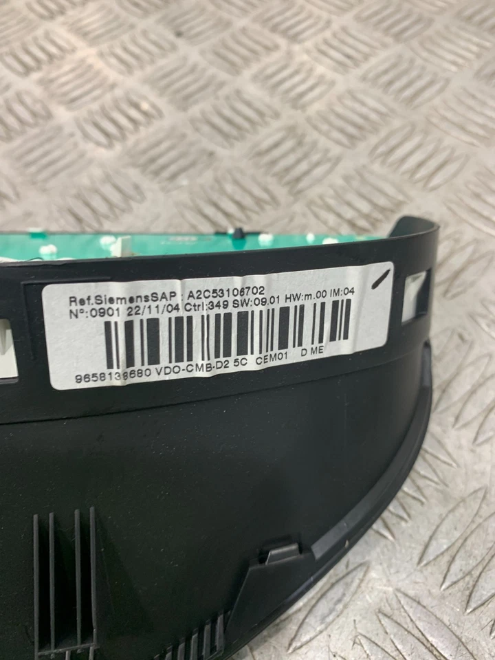 2006 PEUGEOT 407 PAINEL DE INSTRUMENTOS VELOCÍMETRO 9658138680 #2 - Imagem 4 de 4