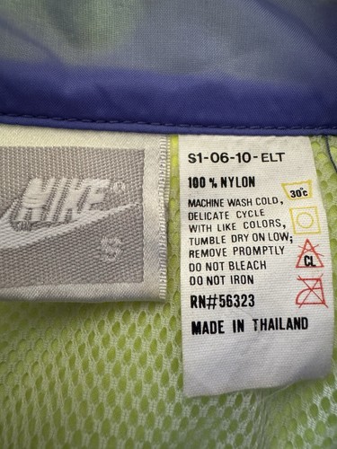 Women’s Vintage Nike Windbreaker Tracksuit Colorblock Jacket & Pants Size Small - Picture 22 of 24