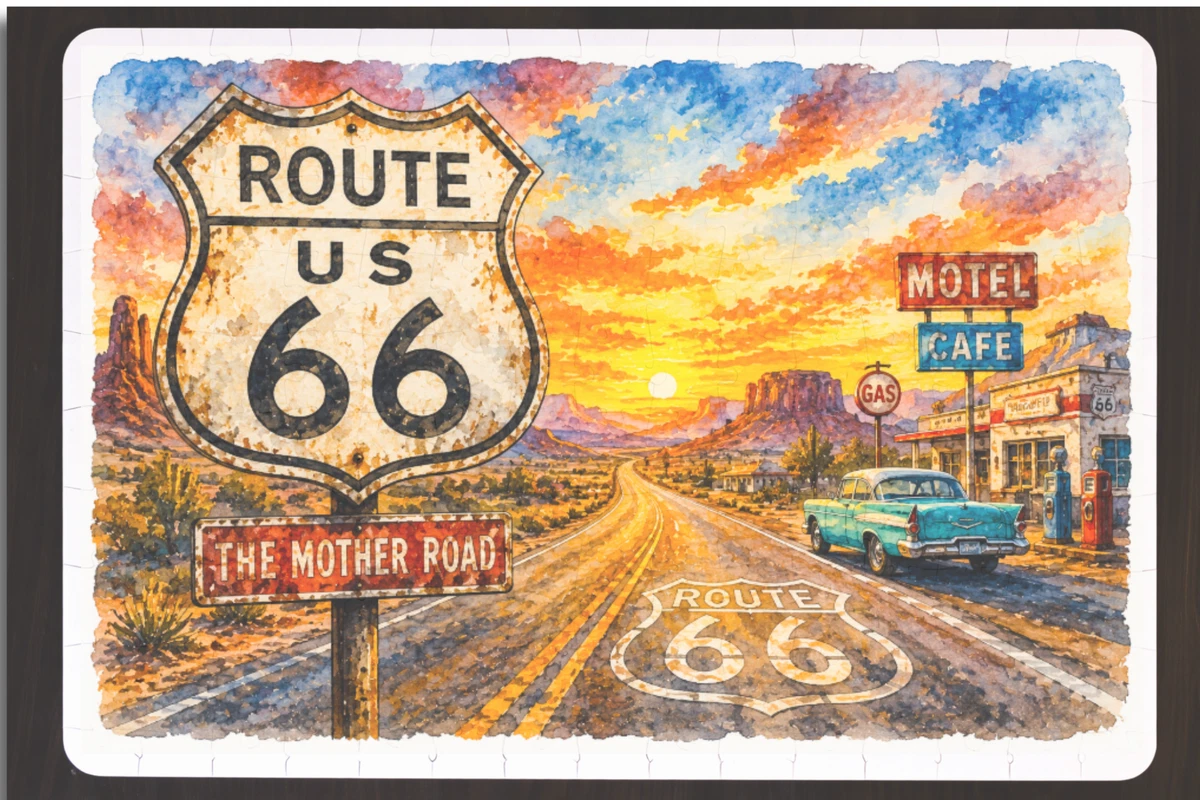 Route 66 Puzzle for sale | eBay