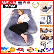 Pregnancy Pillow, U Shaped Full Body Maternity Pillow 58 inch, Pregnant Women...