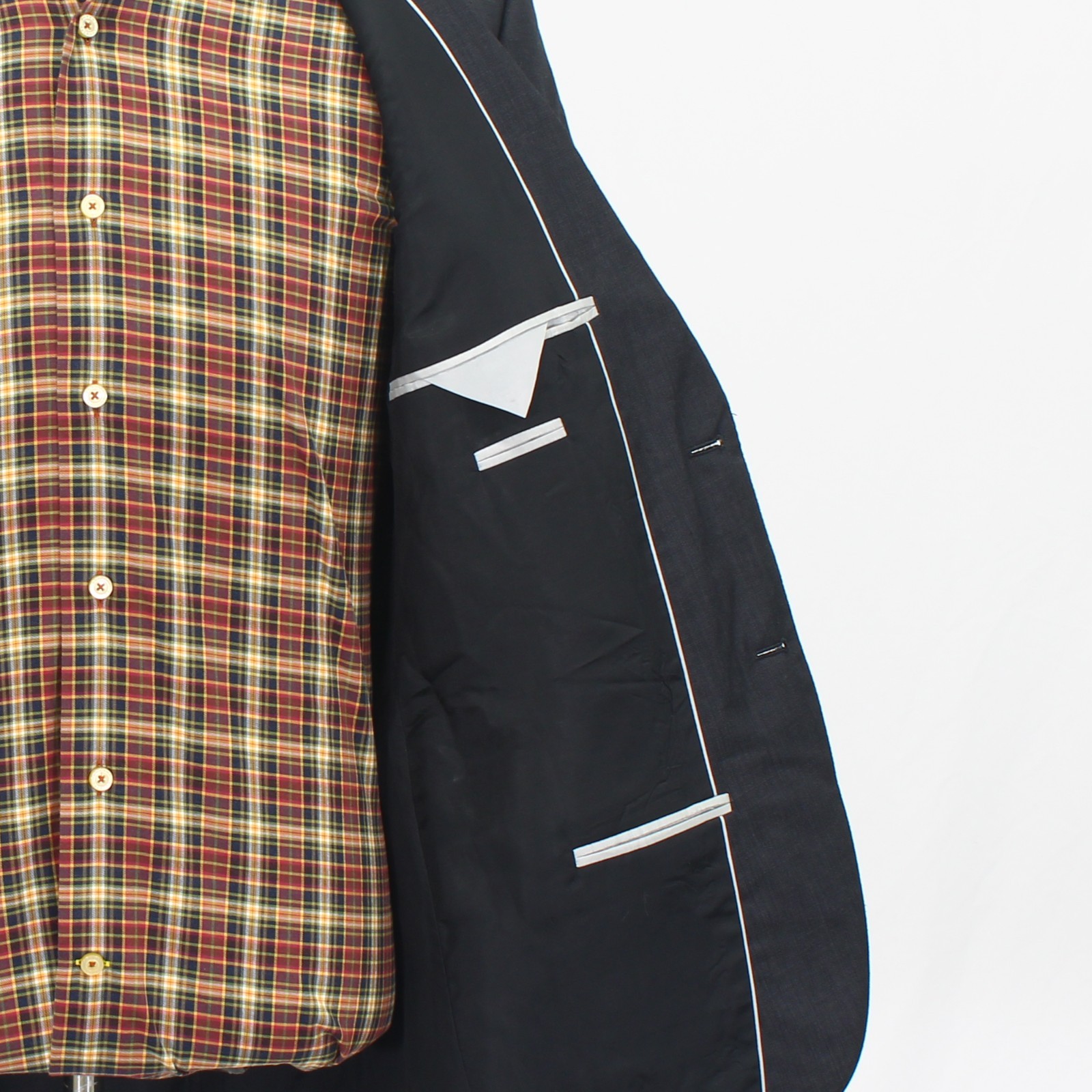 Hugo Boss 40S Gray Sport Coat Blazer Jacket Solid 2-Button Wool thumbnail 11