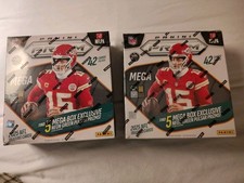 X 2 - 2025 Panini PRIZM NFL Football Mega Boxes Factory Sealed 5 Neon Green Przm