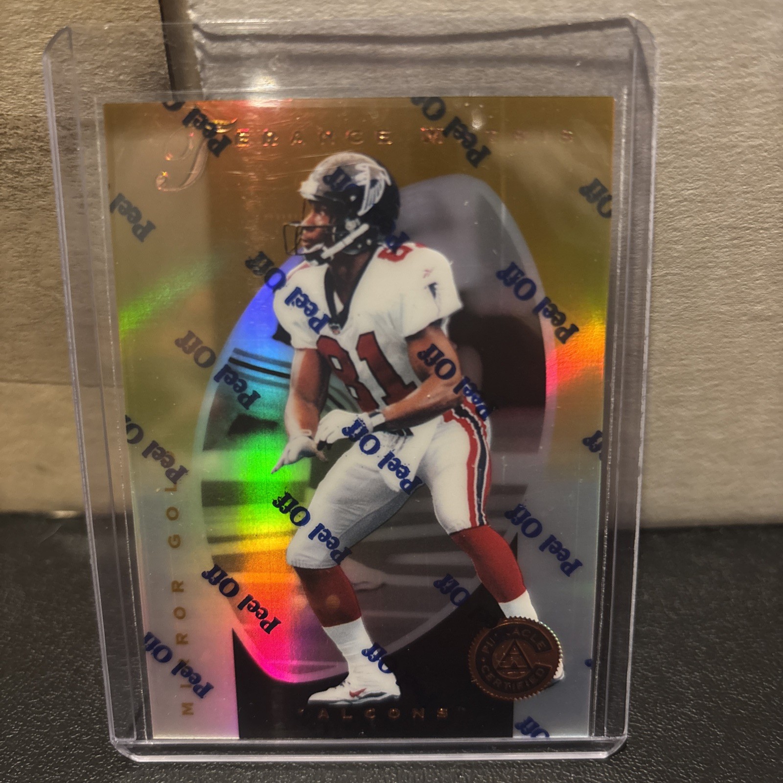 1997 Pinnacle Certified - Terance Mathis #106 Mirror Gold