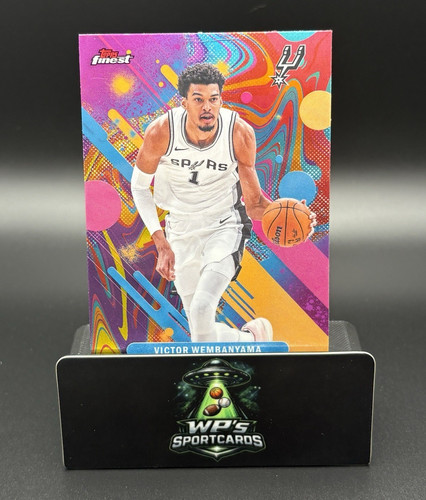 Topps Finest Oil Spill Victor Wembanyama San Antonio Spurs 2025-26 Base Set #98