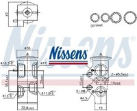 Nissens 999428 Expansionsventil FüR Klimaanlage Expansionsventil