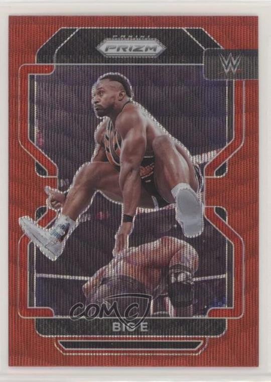 2022 Panini Prizm WWE Ruby Wave Prizm Big E #117 2k3