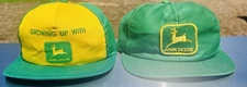 1960s John Deere Mesh Hat Snap Back Farmer USA Vintage Old Grandpa Christmas