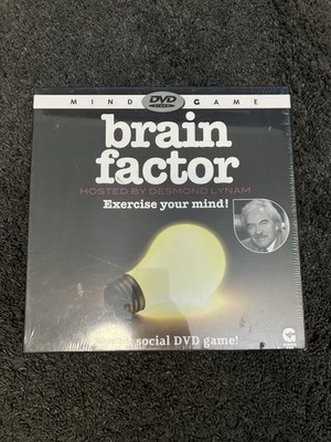 Brain Factor DVD Denkspiel gehostet von Desmond Lynam UVP 20 £
