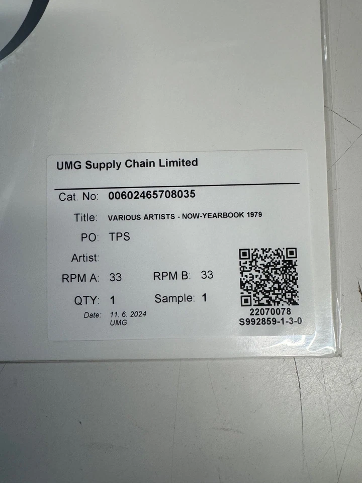 Test Pressing Vinyl - Now Yearbook 1979 - 3 LP - NEW - Image 2 of 4