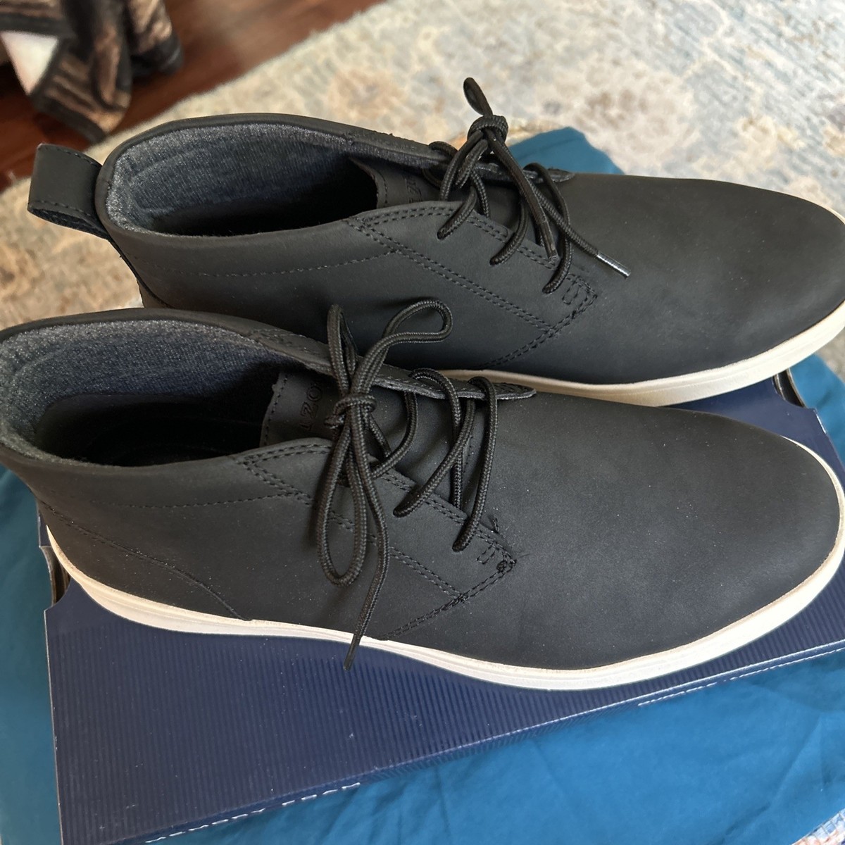 IZOD Men\'s PALMER Chukka Boot | Color BLACK | US Size IZOD Mens size 12 Palmer Chukka lace up Boots | Mercari main image 4