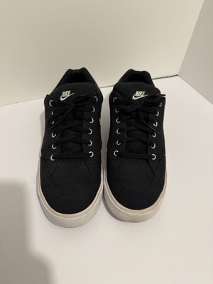 Nike GTS 97 Canvas Skateboarding Shoes DA1446-001 Black White Men s Size 10