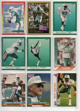 Miami Dolphins Lot of 184.......Lots of HOFs, RCs + Many More!