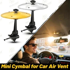 Car Crash Cymbal Drum Beginner Drummers Car Air Vent Practice Cymbal Driving Fun