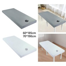 Massage Table Sheet with Hole Universal for SPA Salon Easy to Install Washable