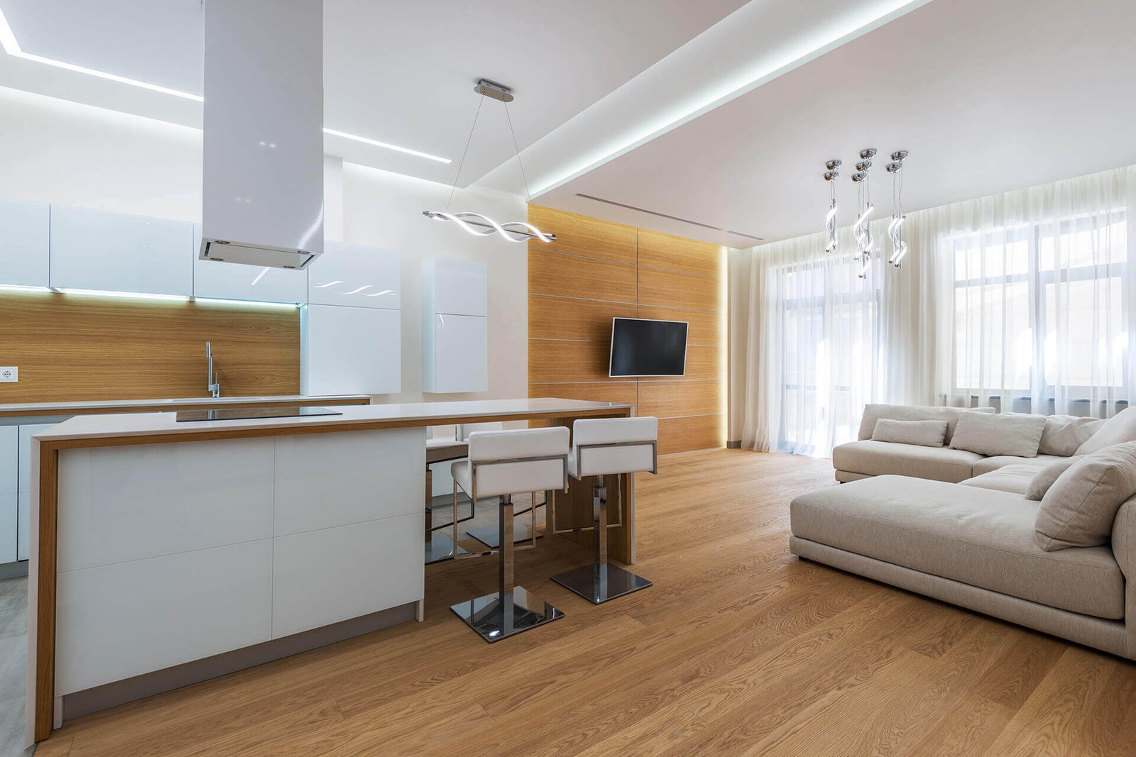 Parquet contrecollé de prestige Sélection Natur 150 lames larges de chêne noble