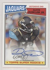 2015 Topps 1987 Super Rookie 12/250 Dante Fowler Jr #87A-DFO Auto 2t7