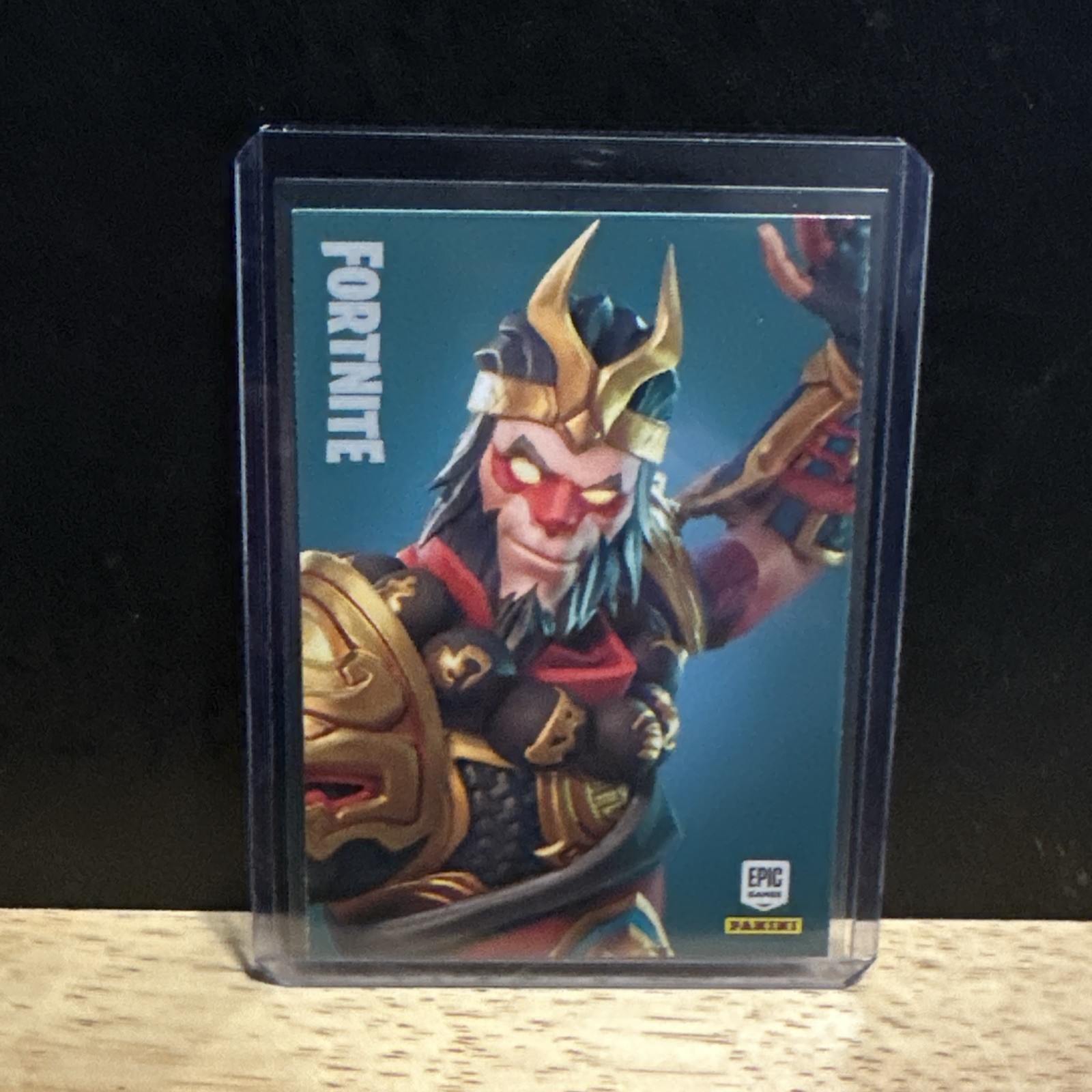 MINT 2019 Panini Fortnite Series 1 USA Print Legendary Outfit #299 Wukong