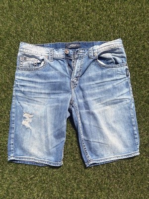 Y2K Silver Jeans Zac Short