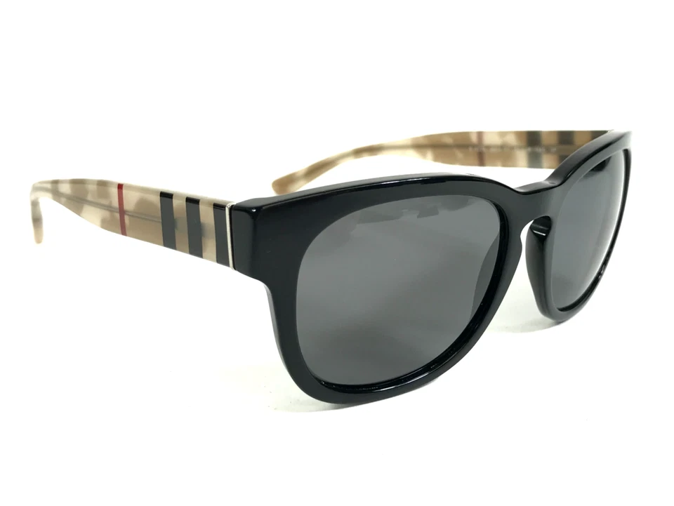 Burberry Sunglasses B4226 3600/81 Black Beige Check with Gray Polarized Lenses - Image 4 of 4