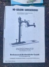 Gelenk Wasserkran HO Bausatz Bochmann & Kochendörfer 1:87 Neu In OVP