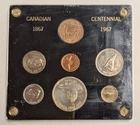 1967 Canada RCM Silver Centennial Set ~ Uncirculated Toned Coins