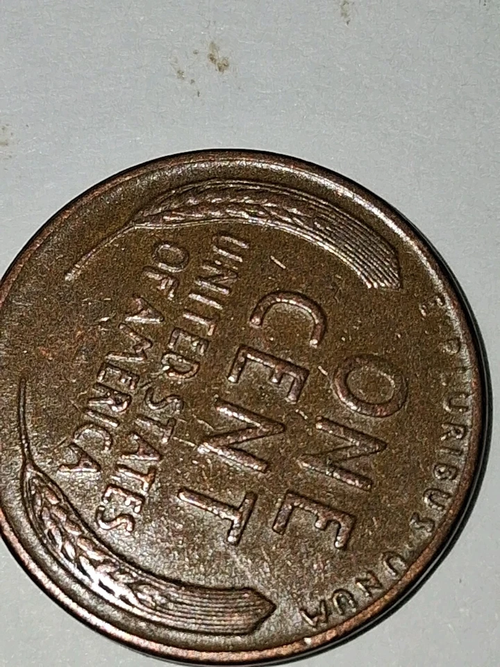RARE 1944 WHEAT PENNY ERROR, NO MINT MARK,"L" RIM ERROR,  DD ON OBVERSE AND... - Image 2 of 4