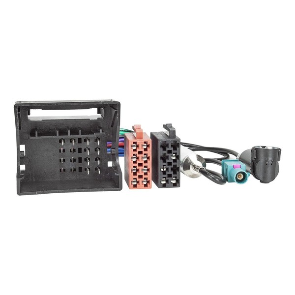 Radio Adapterkabel Passt FüR Citroen Peugeot Quadlock Phantomspeisung Fakra ISO-image