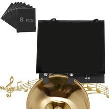 Trumpet Lyre, Trombone Lyre with Flip Folio Folder, 2 Silicone Clip, Includes...
